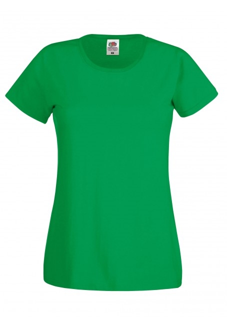 Dames T Shirt Groen Maat XS zelf textiel bedrukken